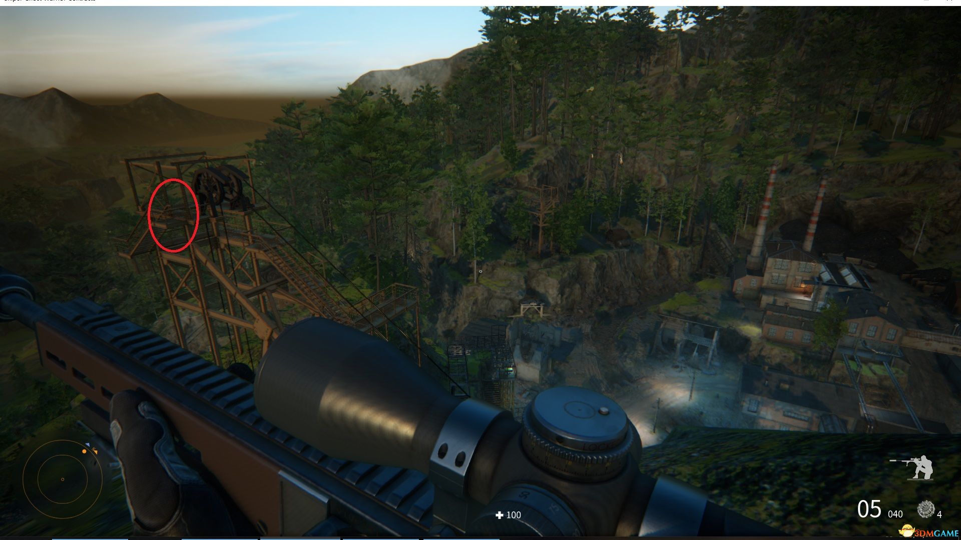 我爬到这个架子上边，240米