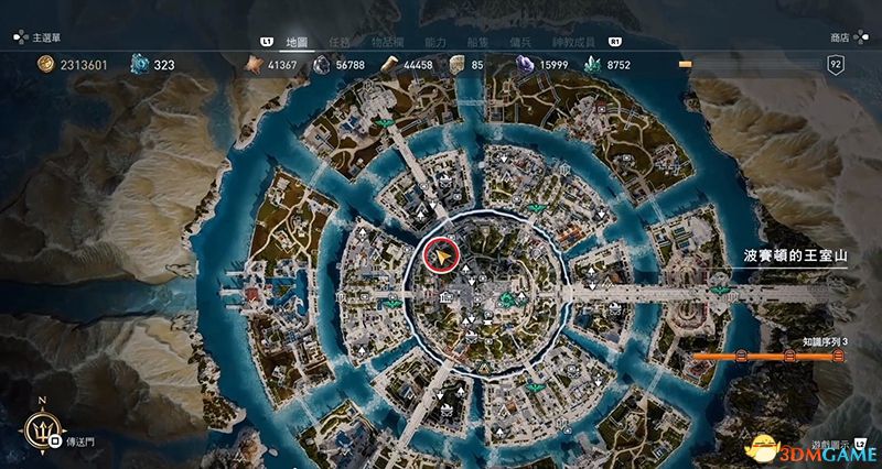 《刺客信条：奥德赛》亚特兰蒂斯之命运DLC谜题陶片收集 DLC收集位置