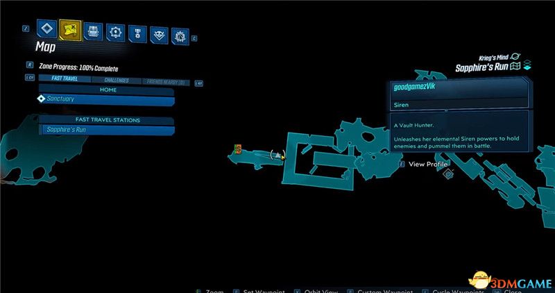《无主之地3》DLC4 狂人克里格之脑内高潮大作战攻略 全支线任务全隐藏符号收集攻略