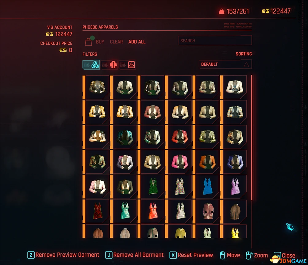 《赛博朋克2077》菲比服装专线店MOD