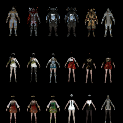 【已分流】Skyrim Mods- BDO Armor Pack v1.3，黒い砂漠服装武器整合包，11件打包