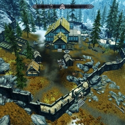 【DragonsReach Mod组】【汉化】炉火DLC的赫雅晨大厅室外扩建~有城墙、门房、农地区、炼金花圃、锻造区、浴池、观景台~