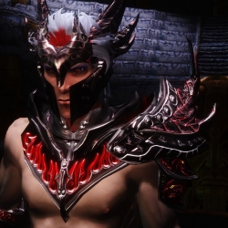 轻便魔族男性套装-Light Daedric Armor for Men